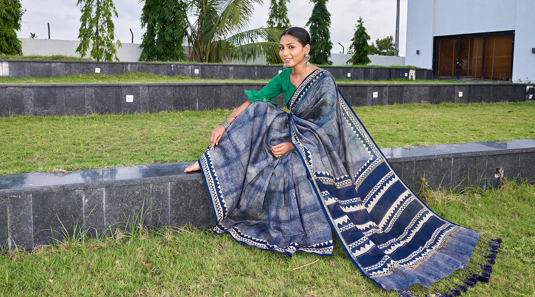 Dynamite Denim Sarees