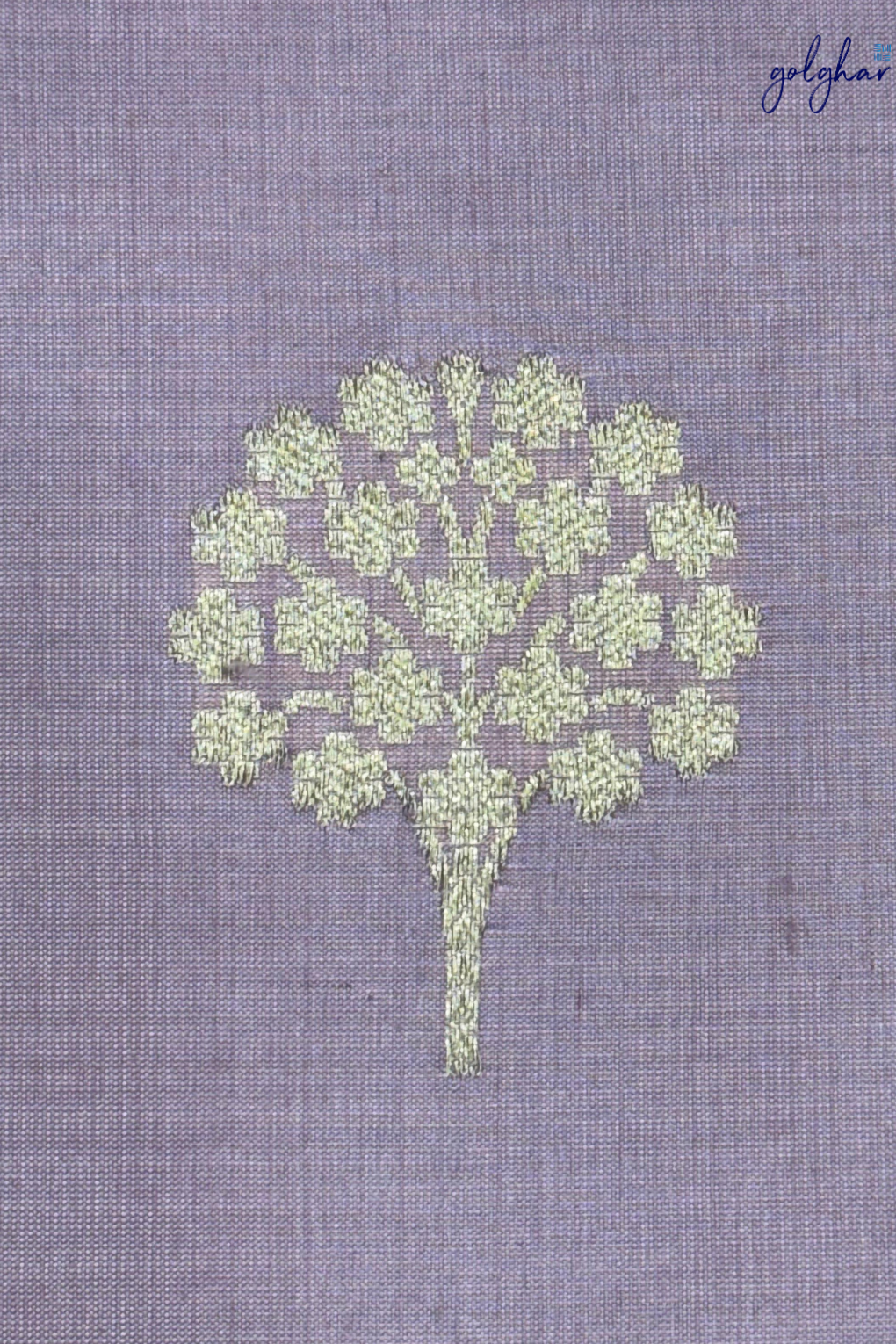 Katan Silk Lavender Handloom Banarasi Saree