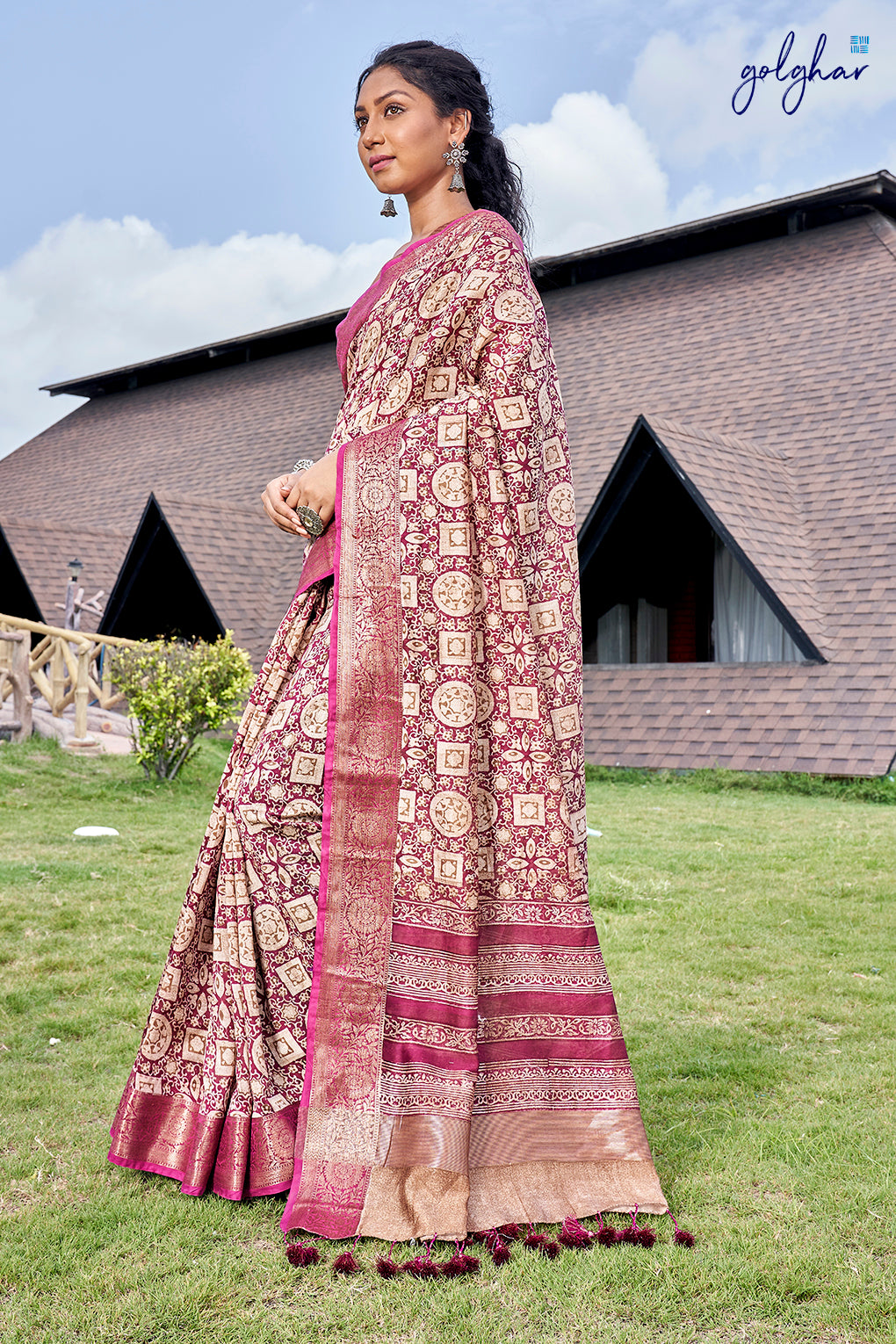 Dusty Rose (Saree)