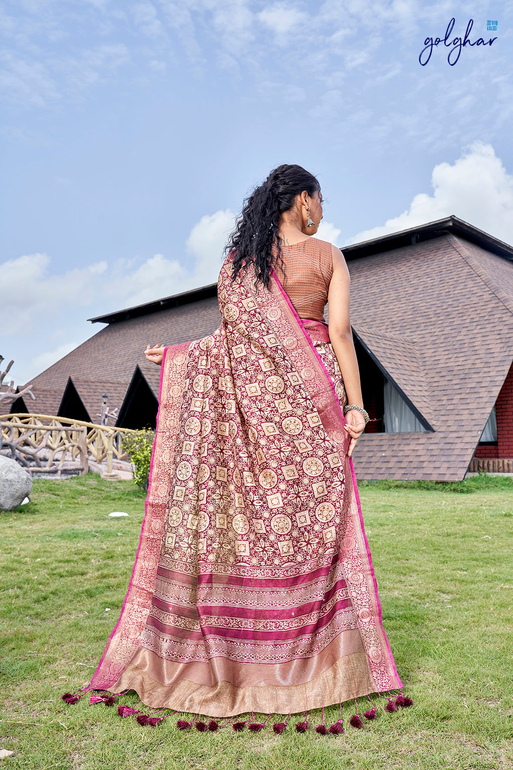 Dusty Rose (Saree)