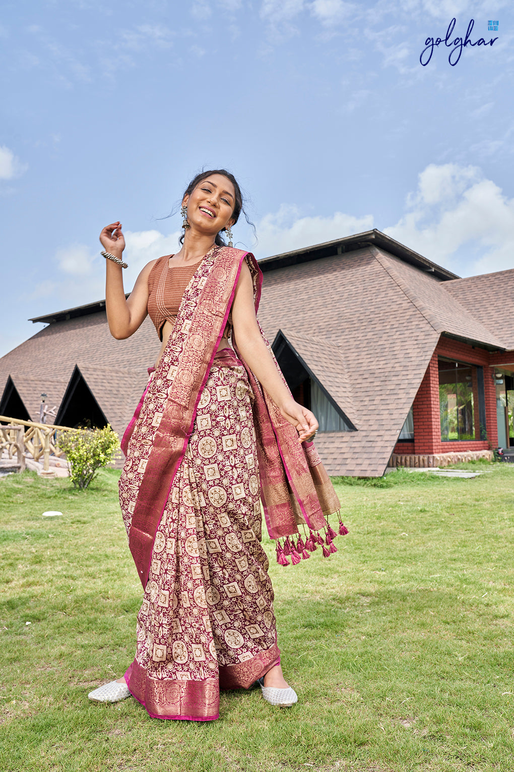 Dusty Rose (Saree)