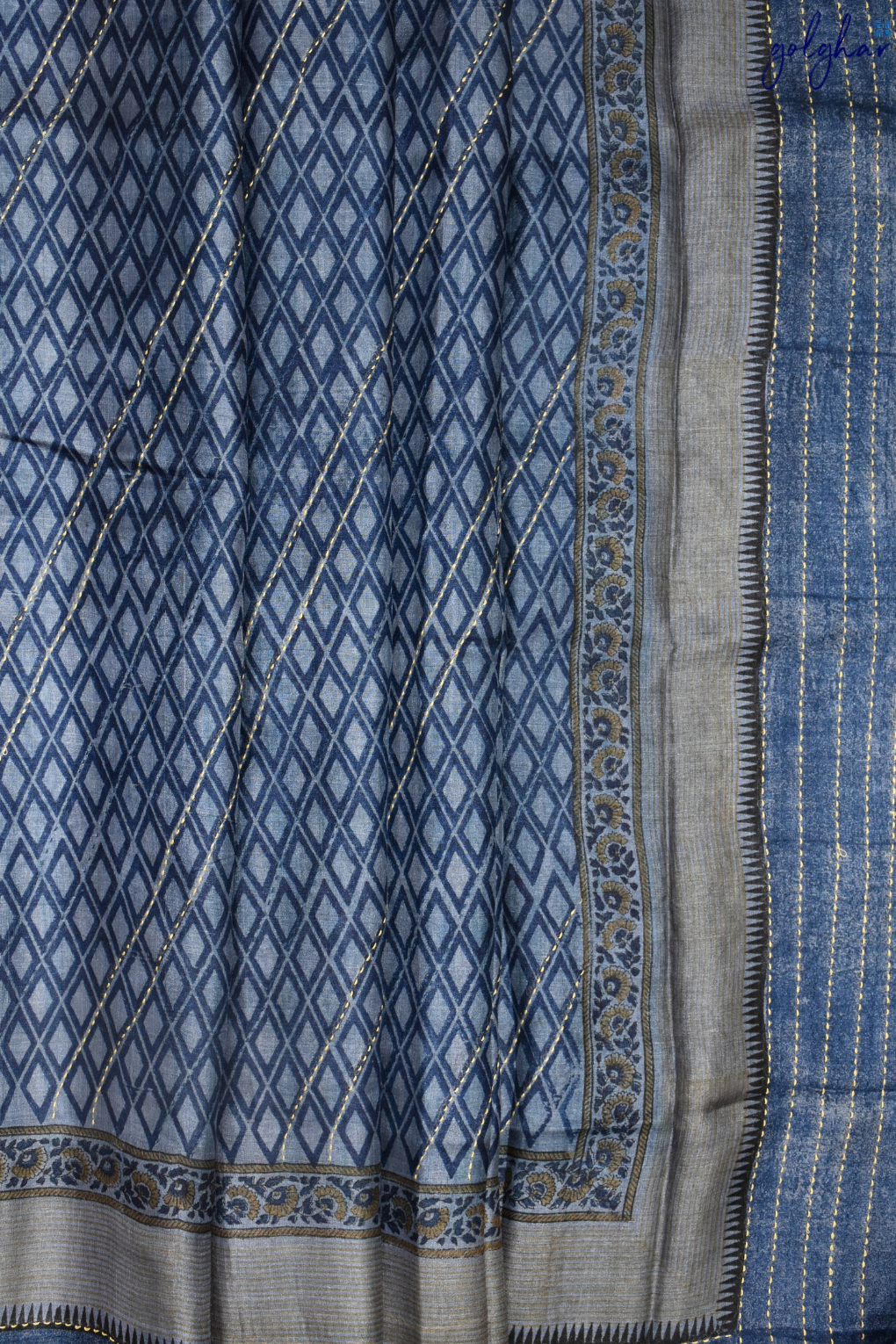 Noor-e-Neel Handloom Banarasi Saree