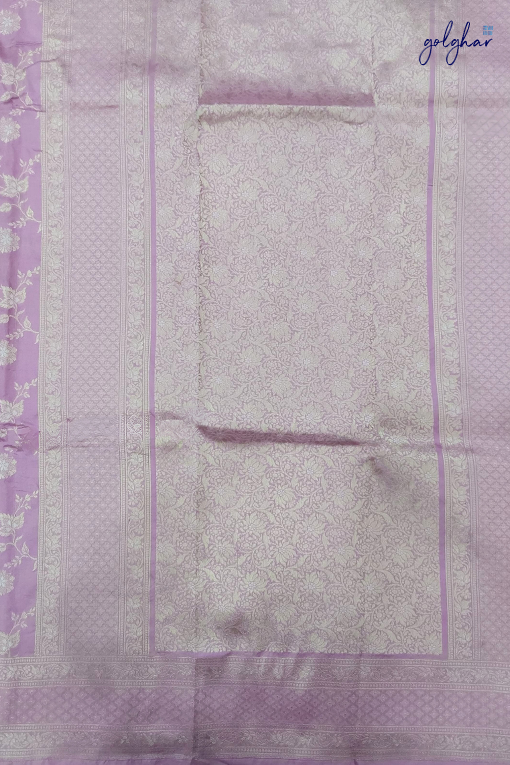 Katan Silk Blush Pink Handloom Banarasi Saree