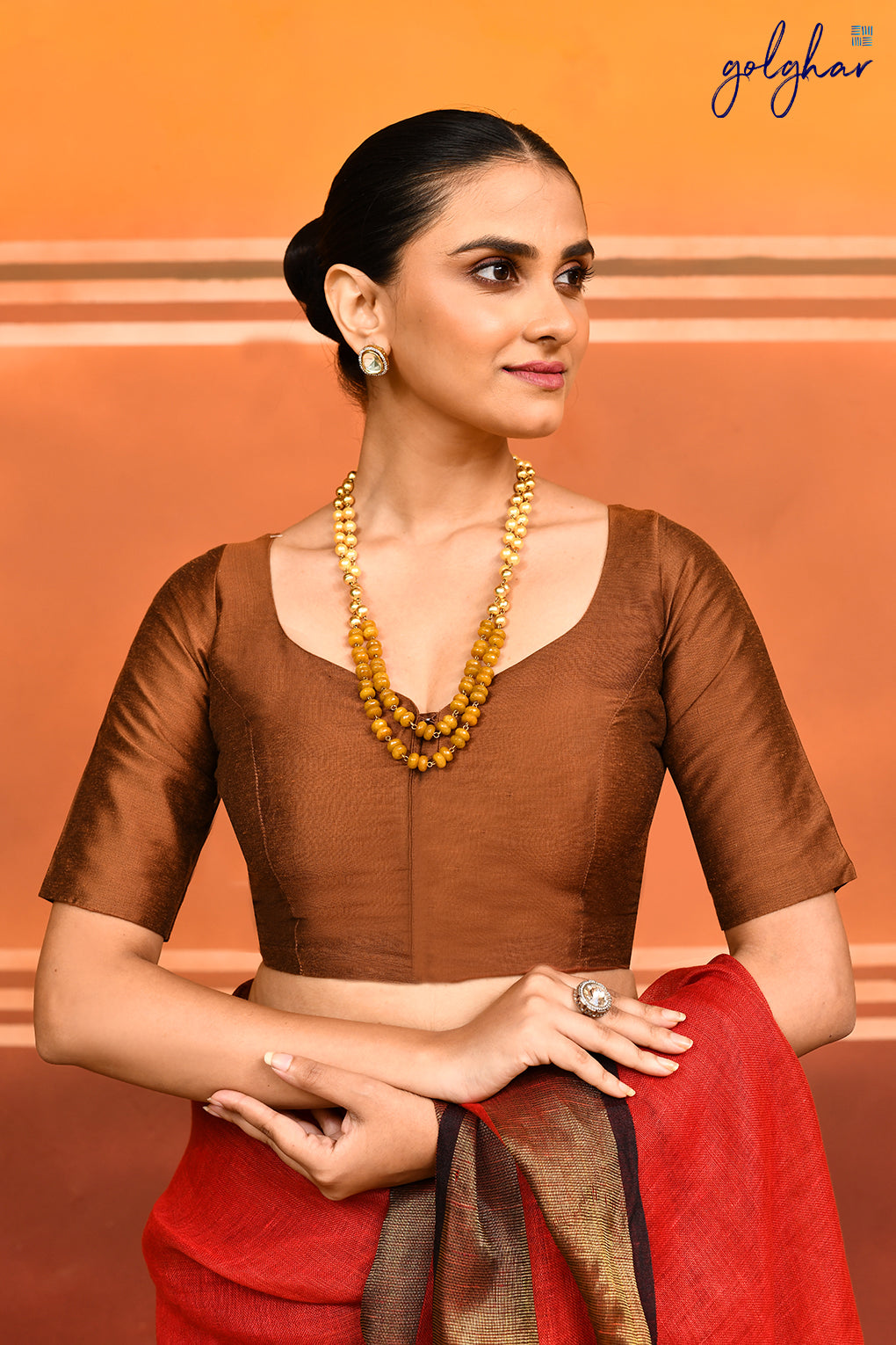 Classic Brown (Blouse)