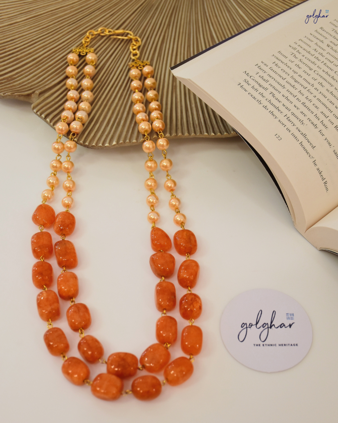 Gulraaz Necklace (Coral)