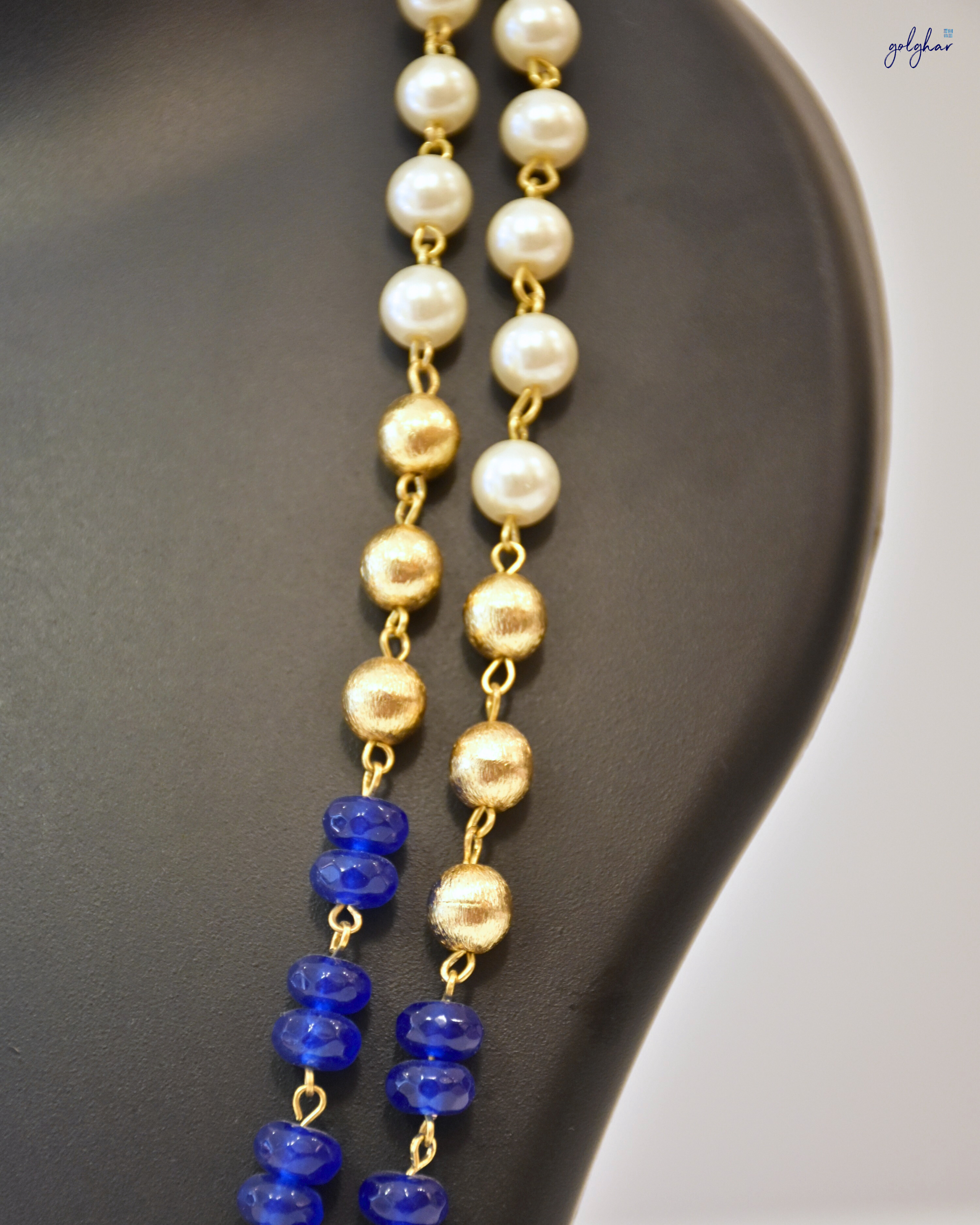Manjari Necklace (Blue)