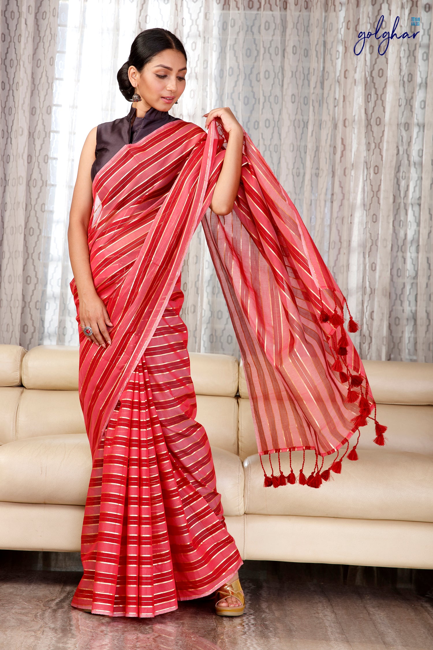 Bright & Blazing (Saree)