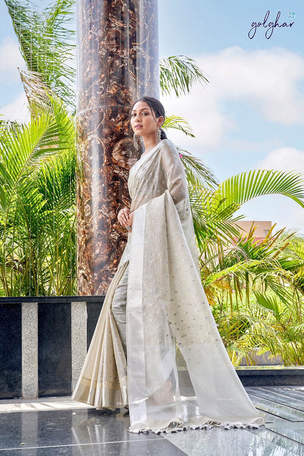 Misty Mist (Saree)