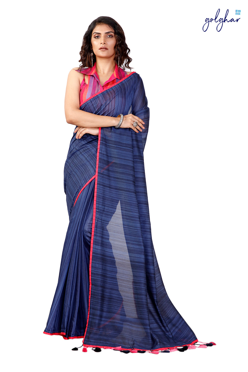 Ombré Blue (Saree)