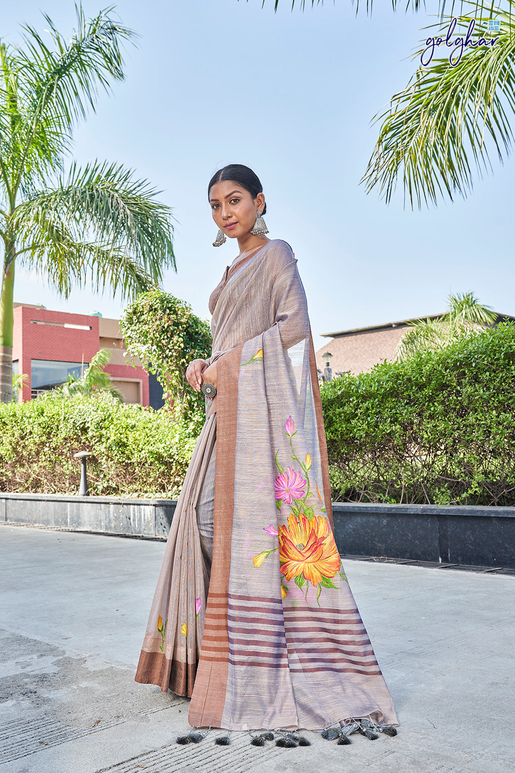 Adoring Grey (Saree)
