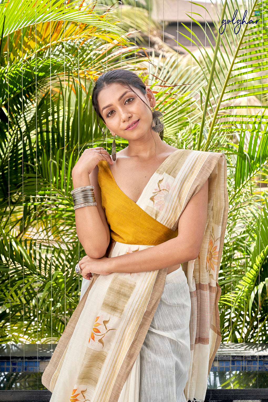 Back me Knot-Mustard (Blouse)