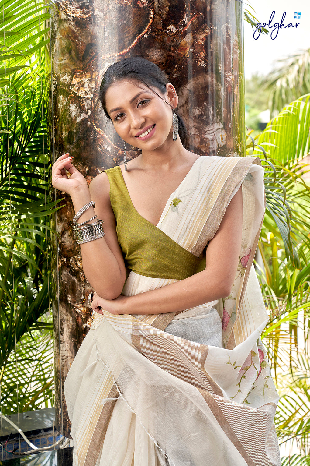 Back me Knot-Green (Blouse)