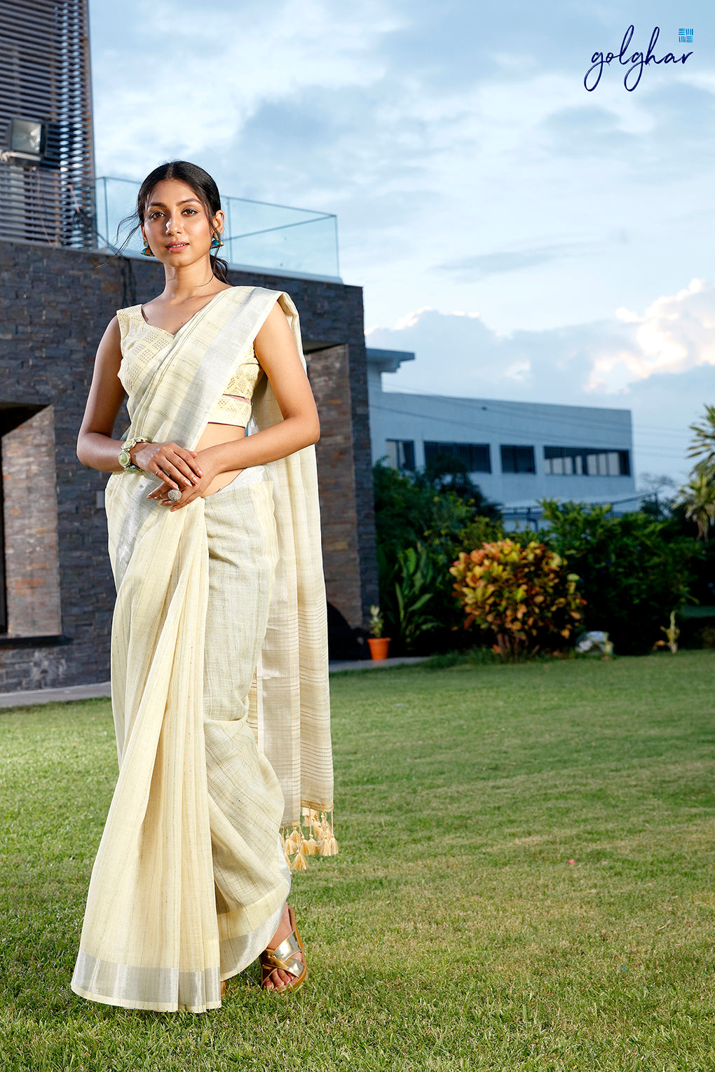 Lemon Fling (Saree)