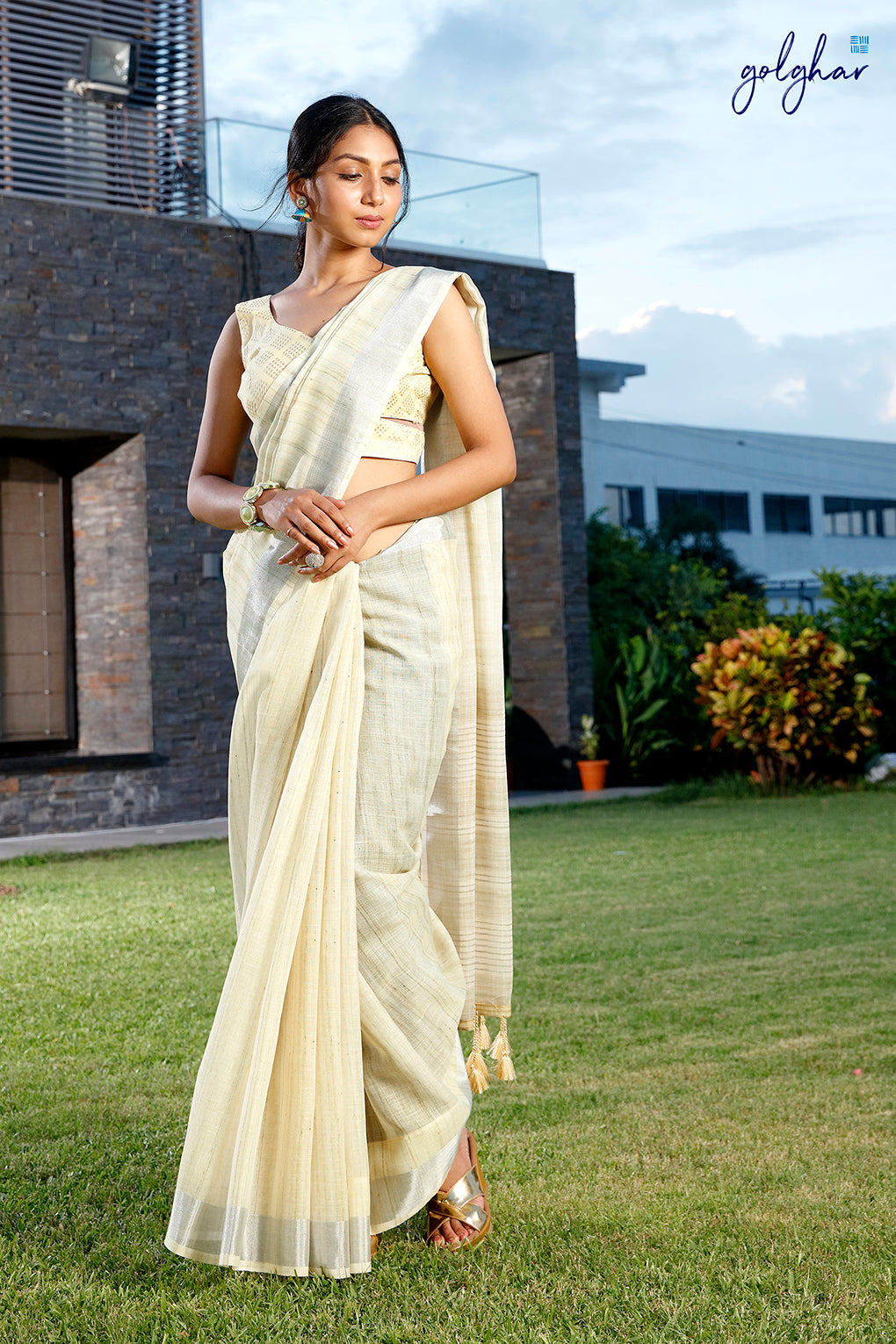 Lemon Fling (Saree)