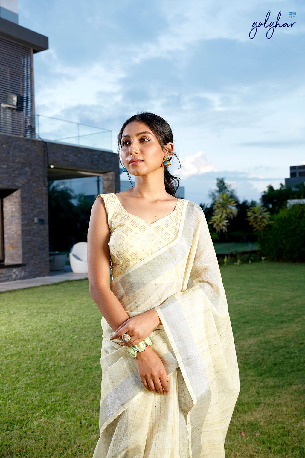 Lemon Fling (Saree)