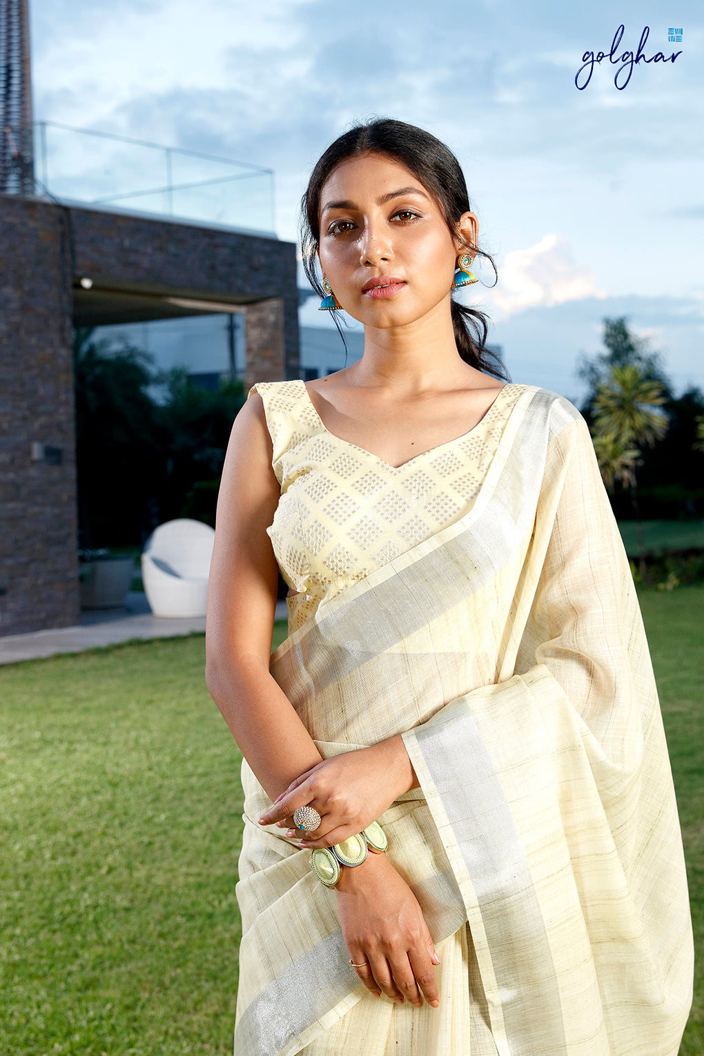 Lemon Fling (Saree)