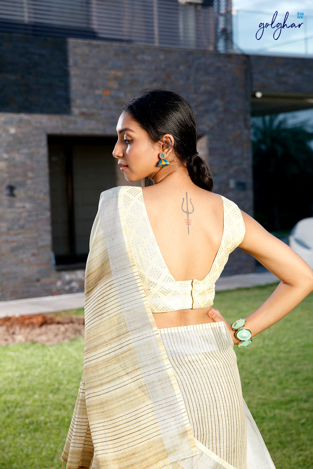 Lemon Fling (Saree)