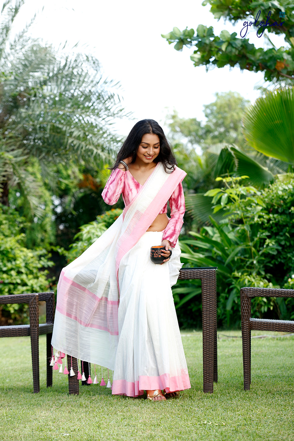 Brisk Pink (Saree)