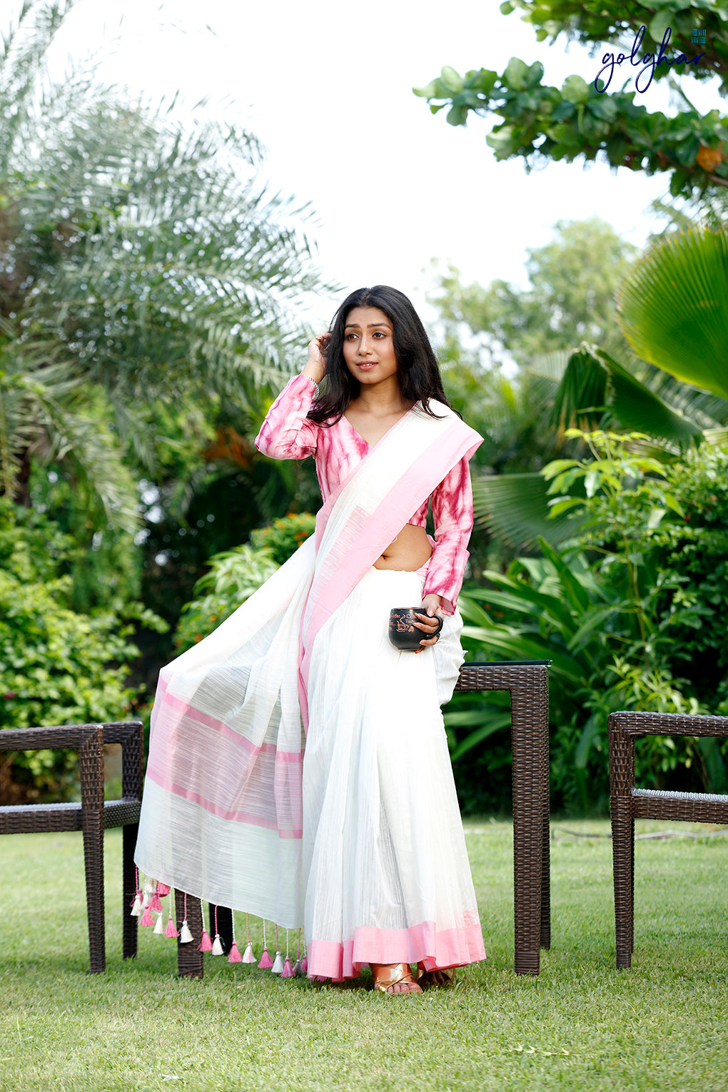 Brisk Pink (Saree)