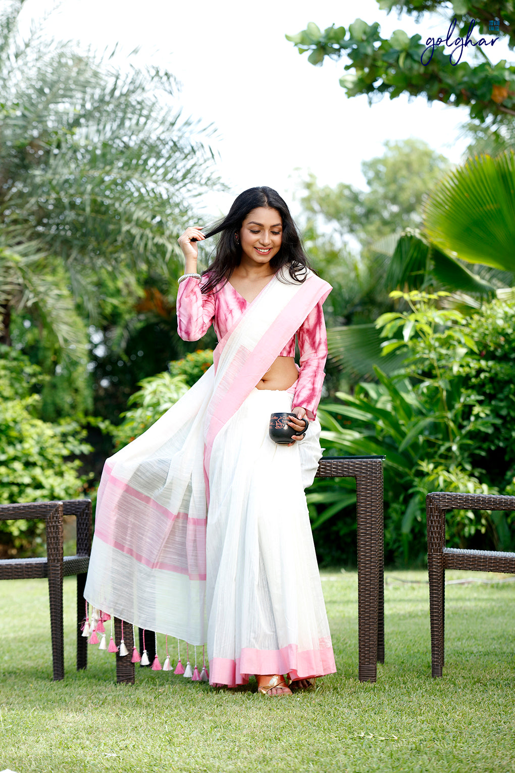Brisk Pink (Saree)