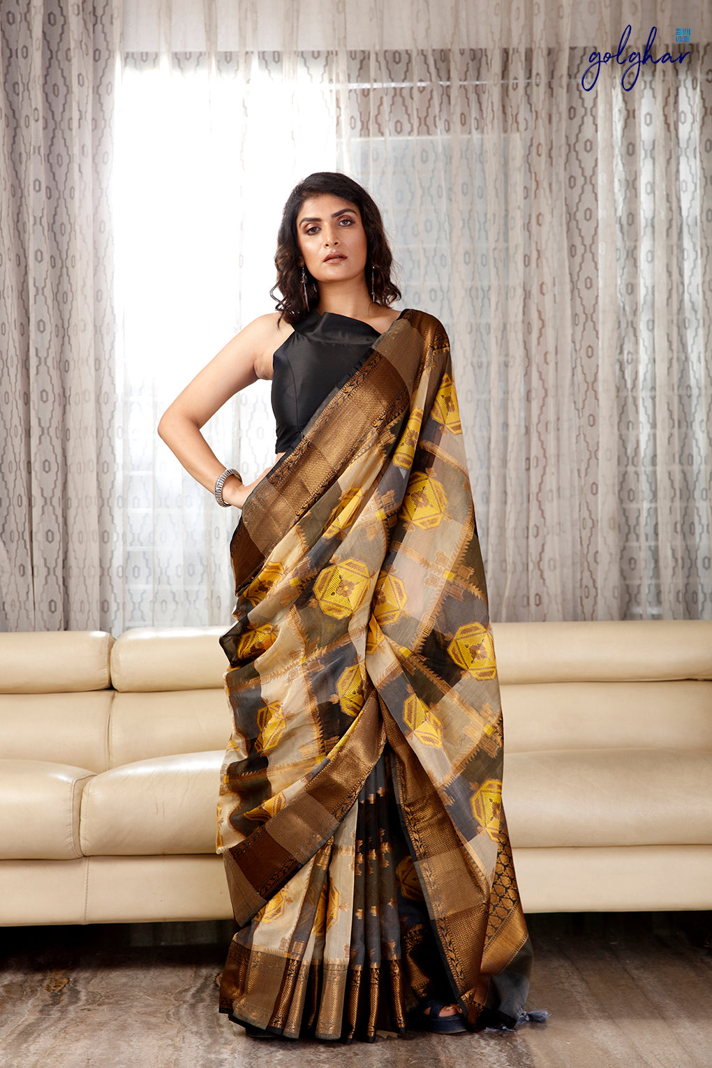 Tinsel Twilight (Saree)