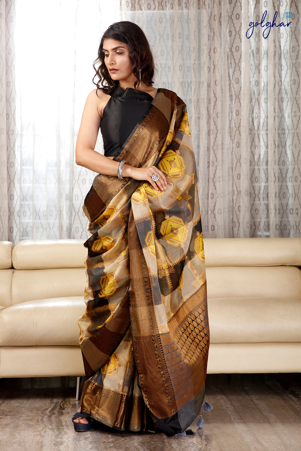 Tinsel Twilight (Saree)