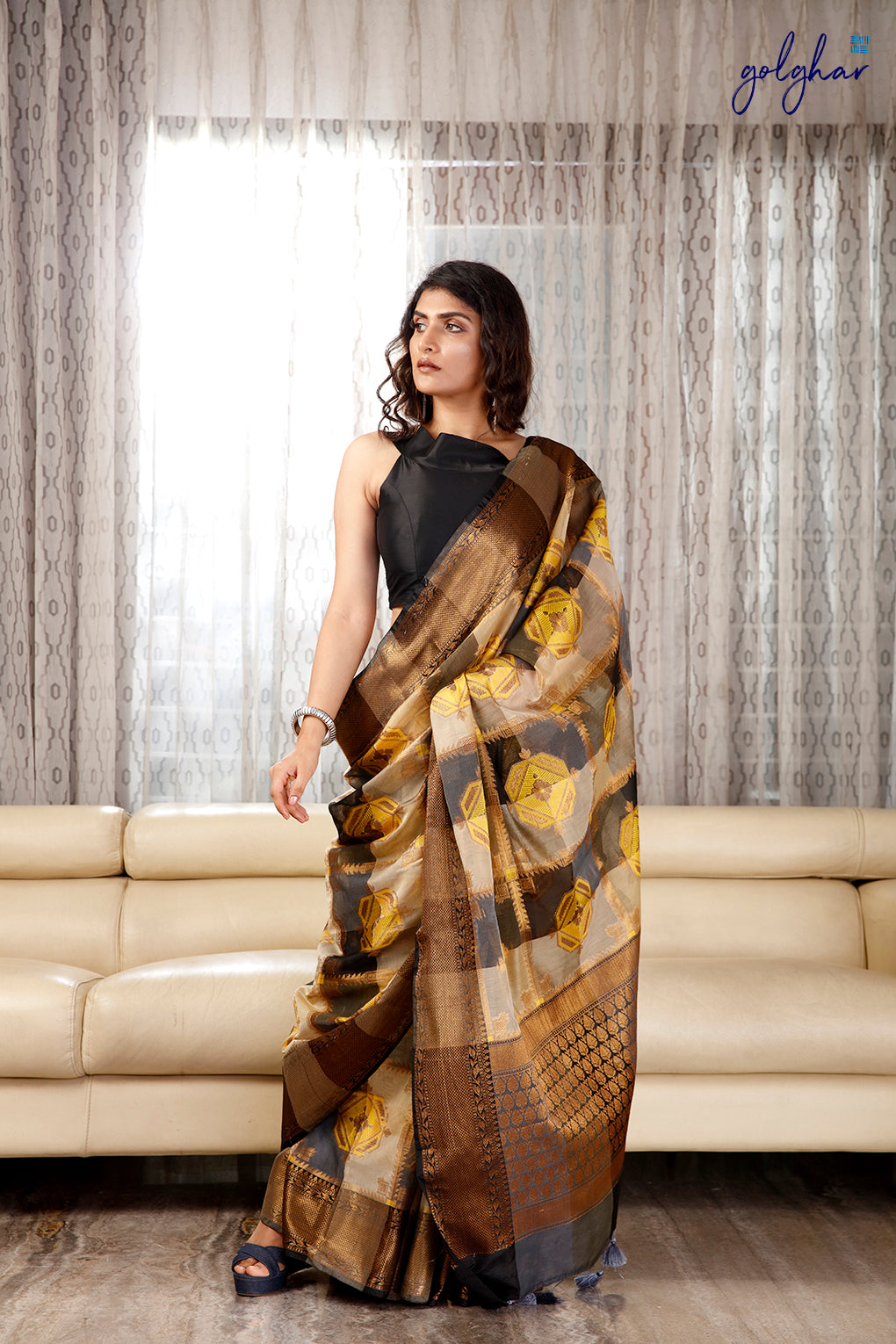 Tinsel Twilight (Saree)