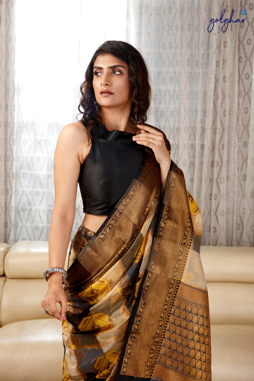 Tinsel Twilight (Saree)