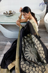 Moonlight Black (Saree)