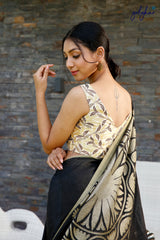 Moonlight Black (Saree)