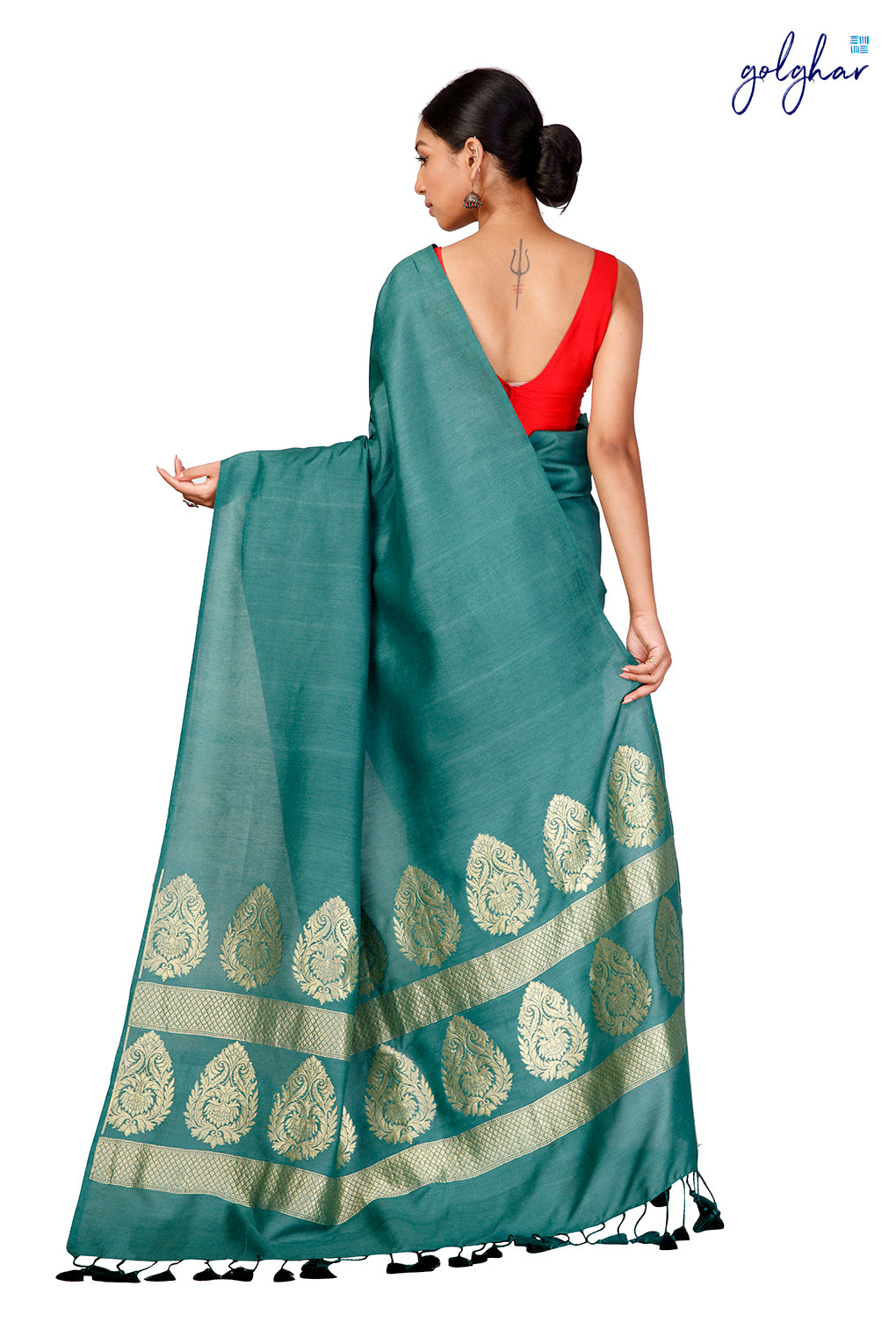 The Green Jazz (Saree)