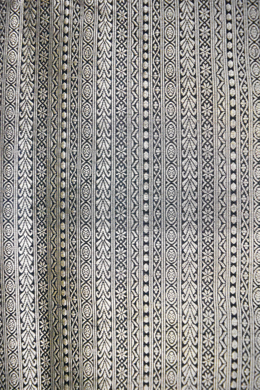 Tissue Fusion Turning Weave Katan Silk Black Banarasi Saree