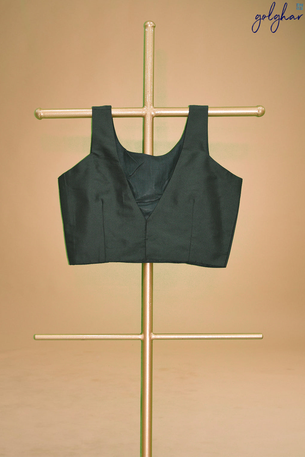 Retro Bottle Green (Blouse)