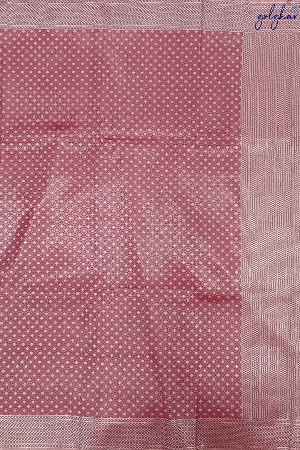 Liva Blush Red Handloom Banarasi Saree