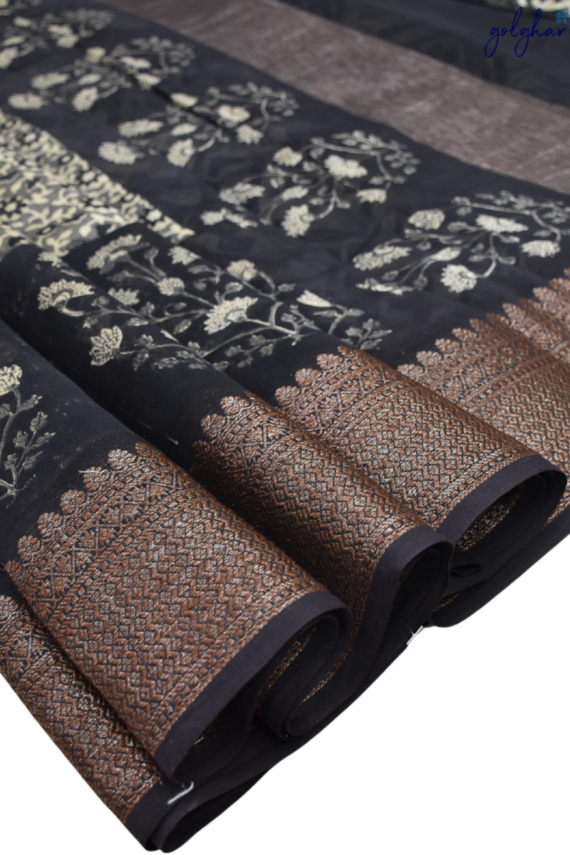 Midnight Veil (Saree)