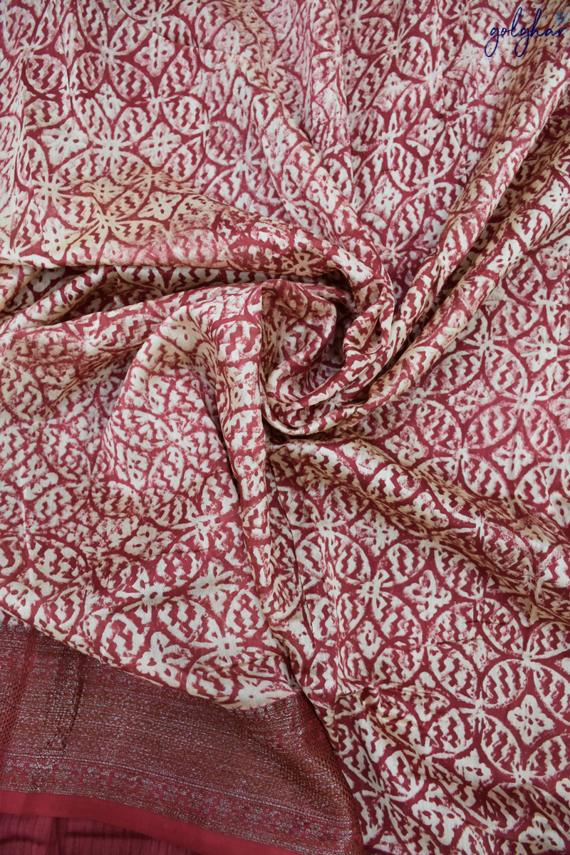 Crimson Mist (Saree)