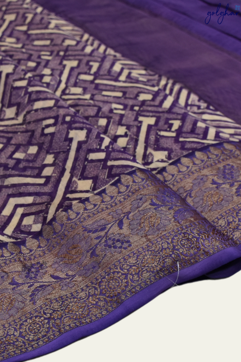Plum Charm (Saree)