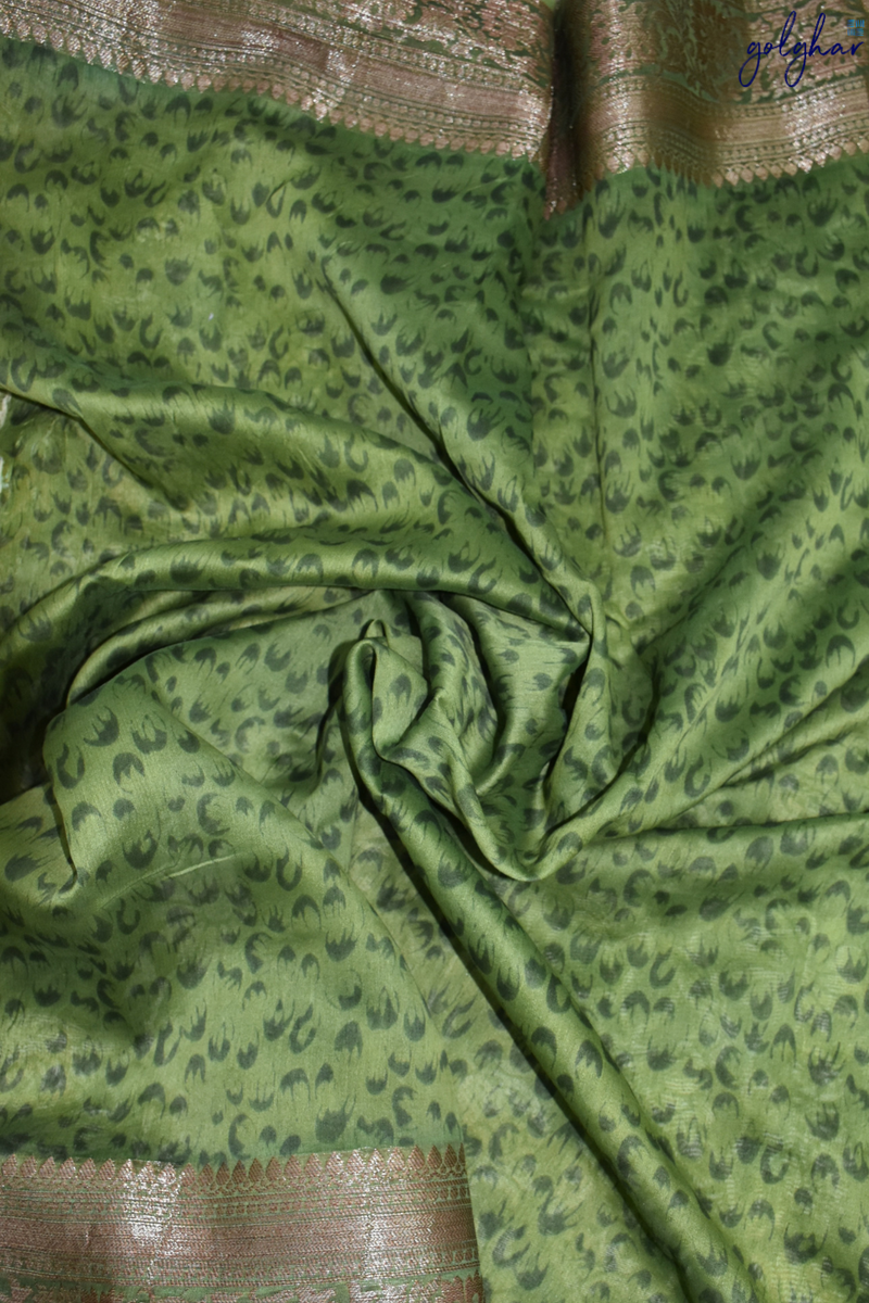 Moss Magic (Saree)