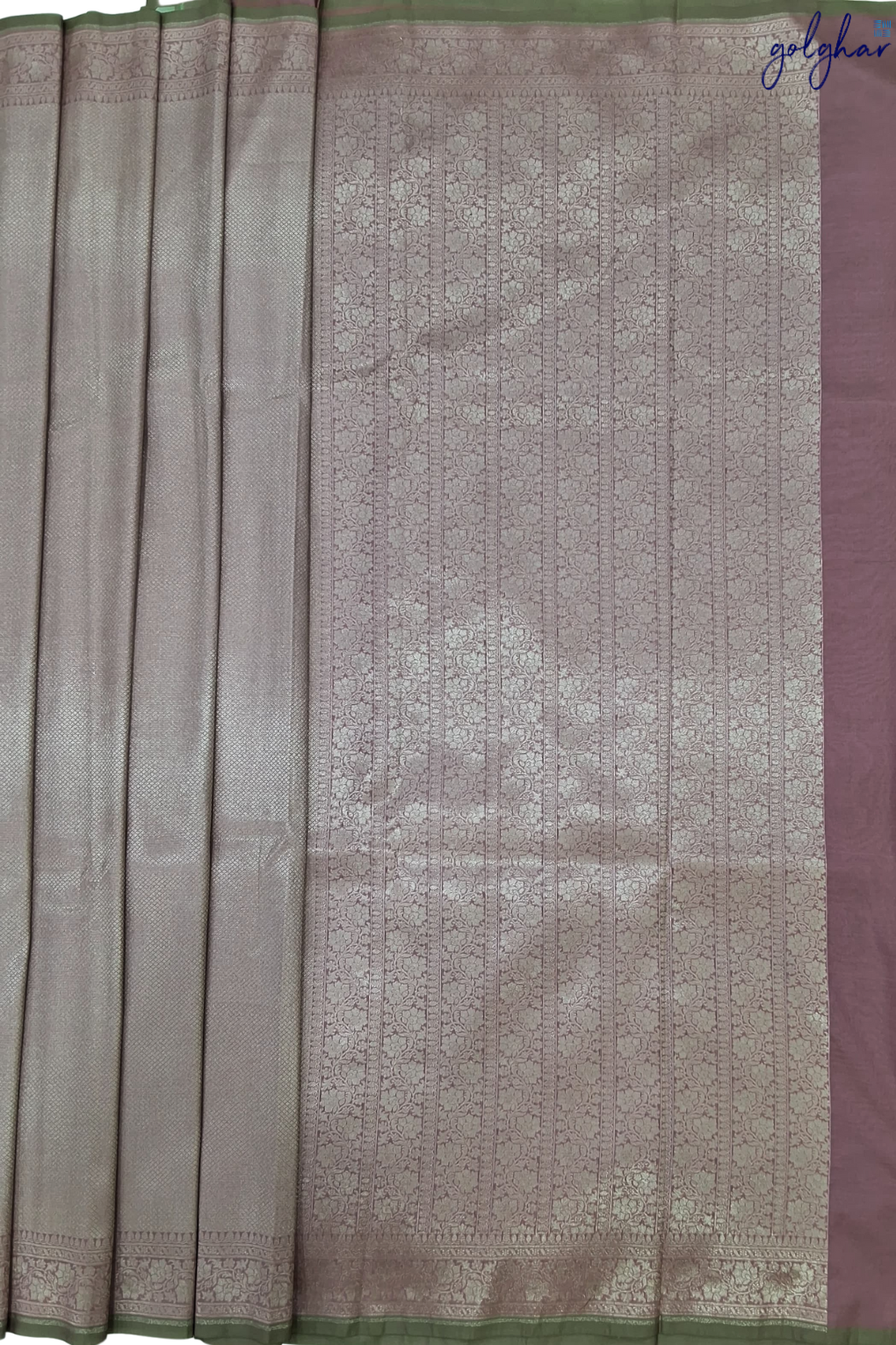 Liva Light Lavender Pink Handloom Banarasi Saree