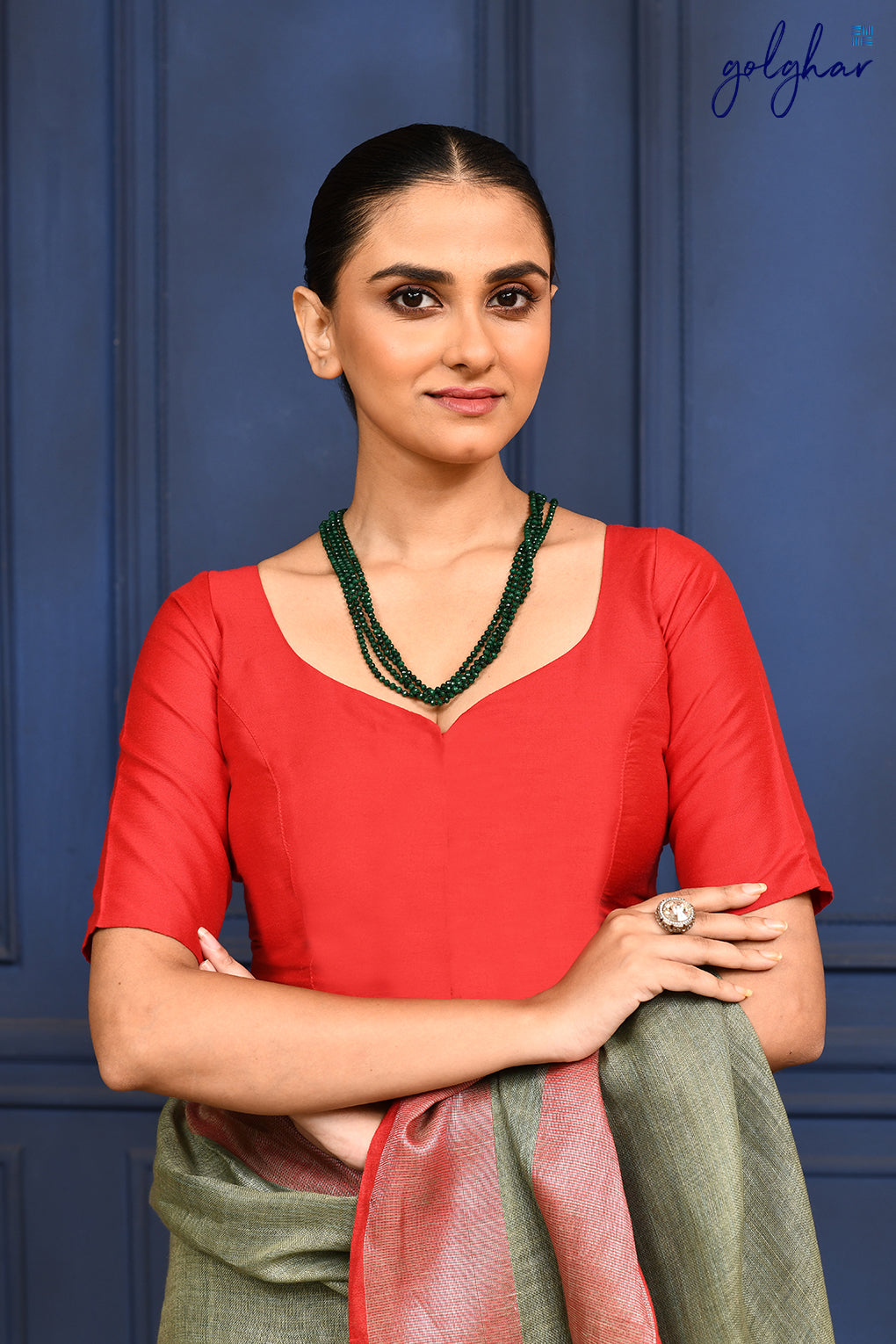 Red Horizon (Saree)