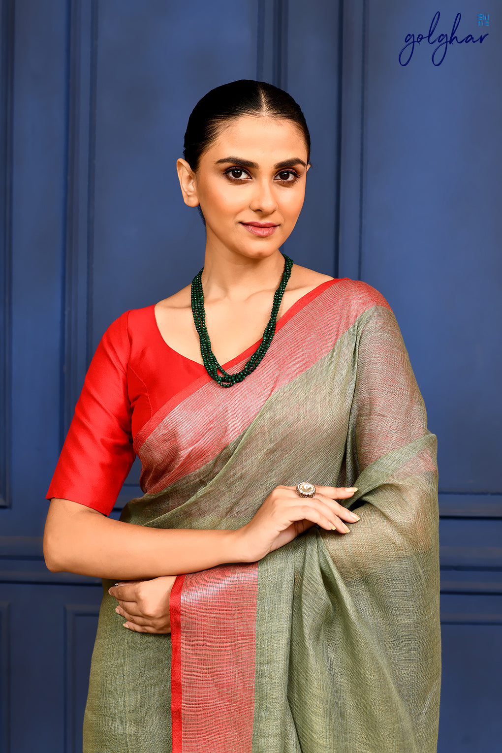 Red Horizon (Saree)