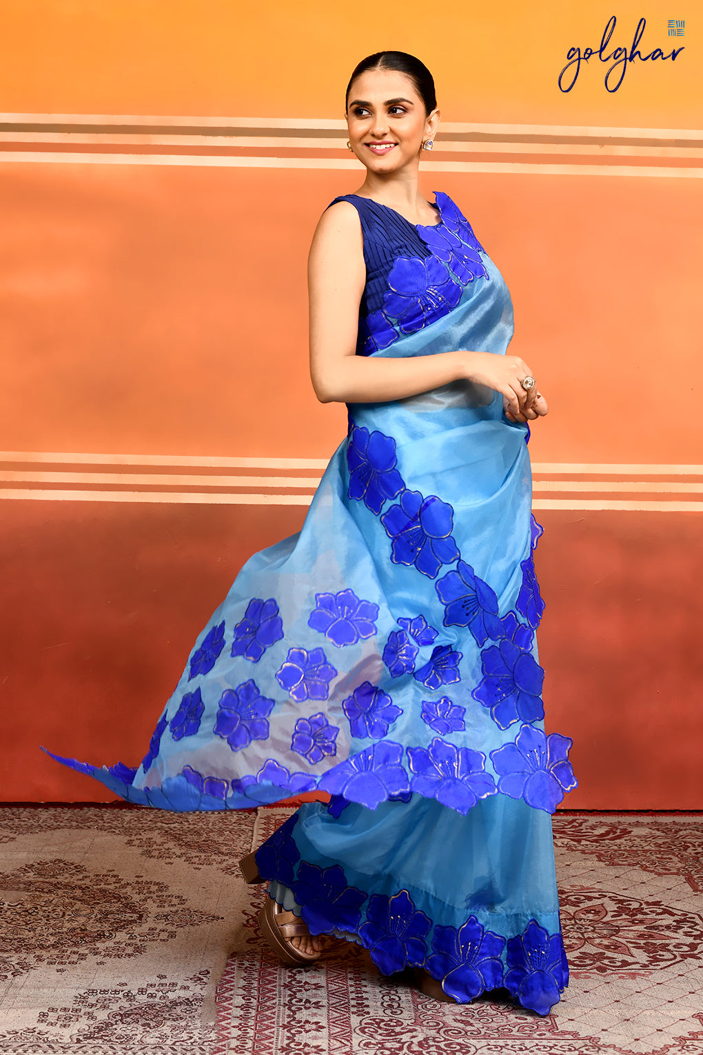Petals in Sky (Saree)