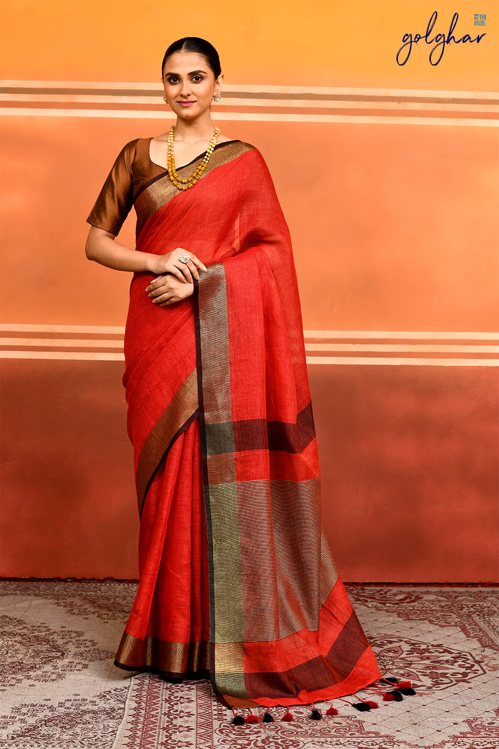 Fire & Fortune (Saree)
