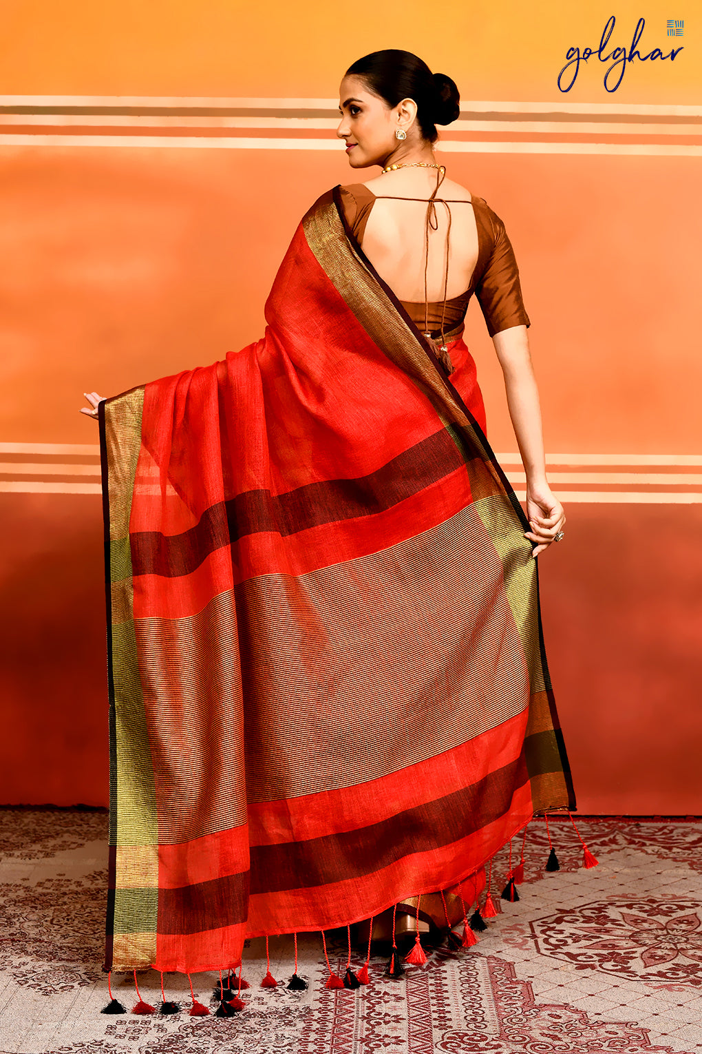 Fire & Fortune (Saree)