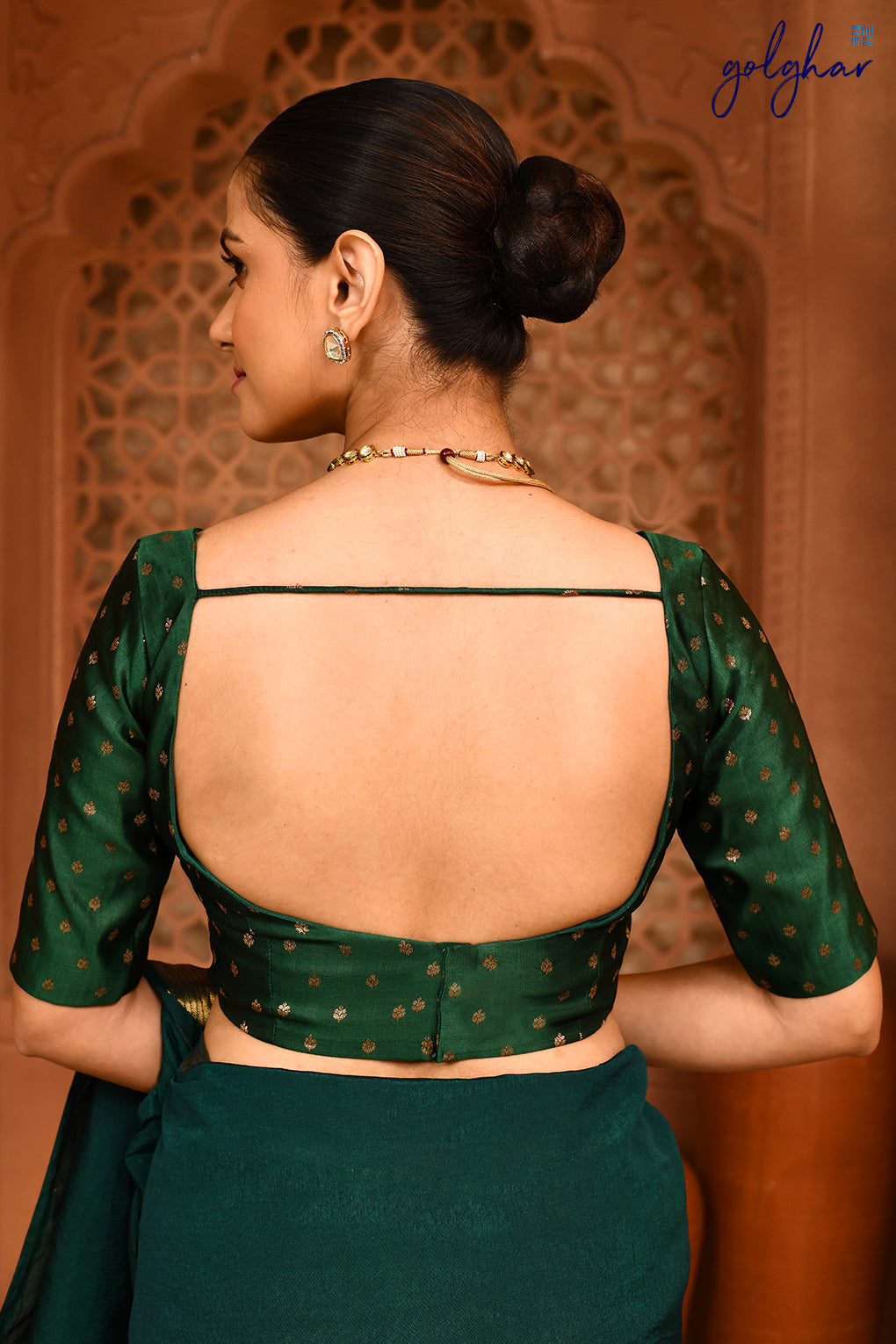 Green Booti (Blouse)