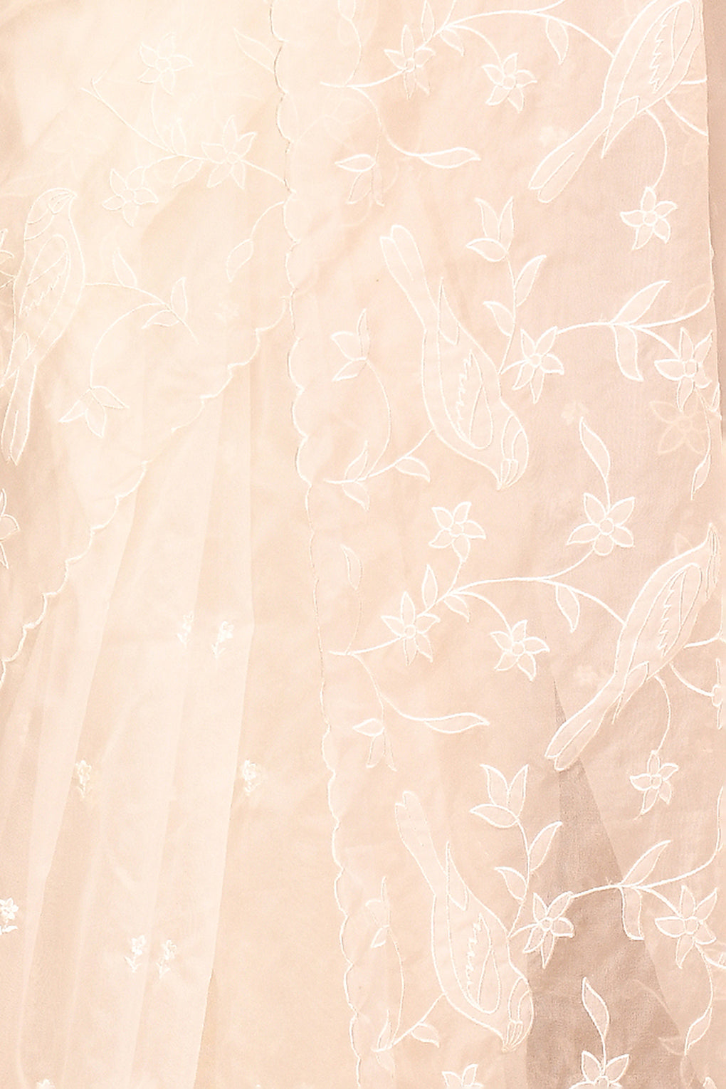 A Bird's Song - White (Saree)