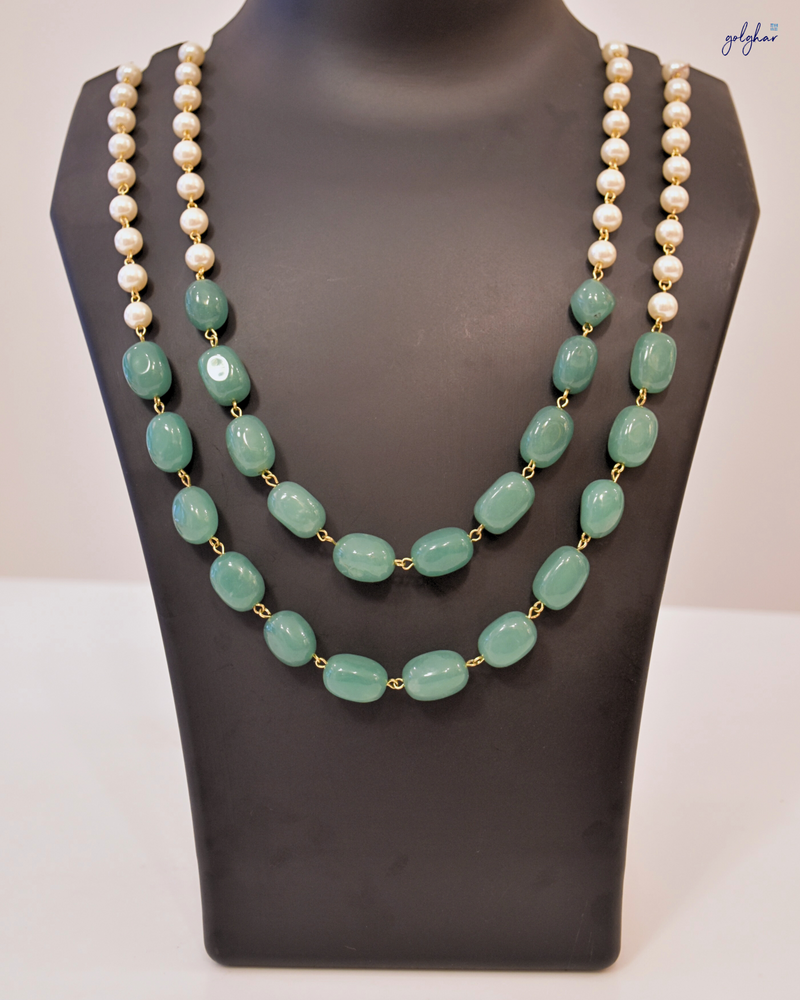 Gulraaz Necklace (Teal Green)