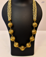 Swarn Saaz Necklace (Bright Gold)
