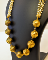 Swarn Saaz Necklace (Bright Gold)