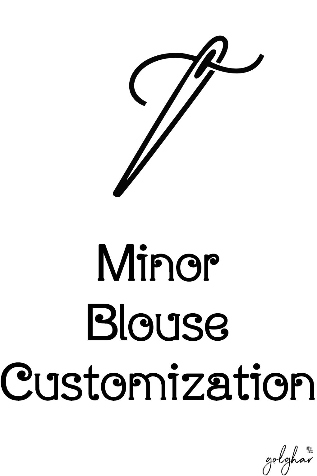 Customize Blouse Fitting